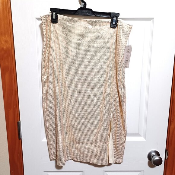 Sequin Midi Skirt NWT Medium - Picture 1 of 6